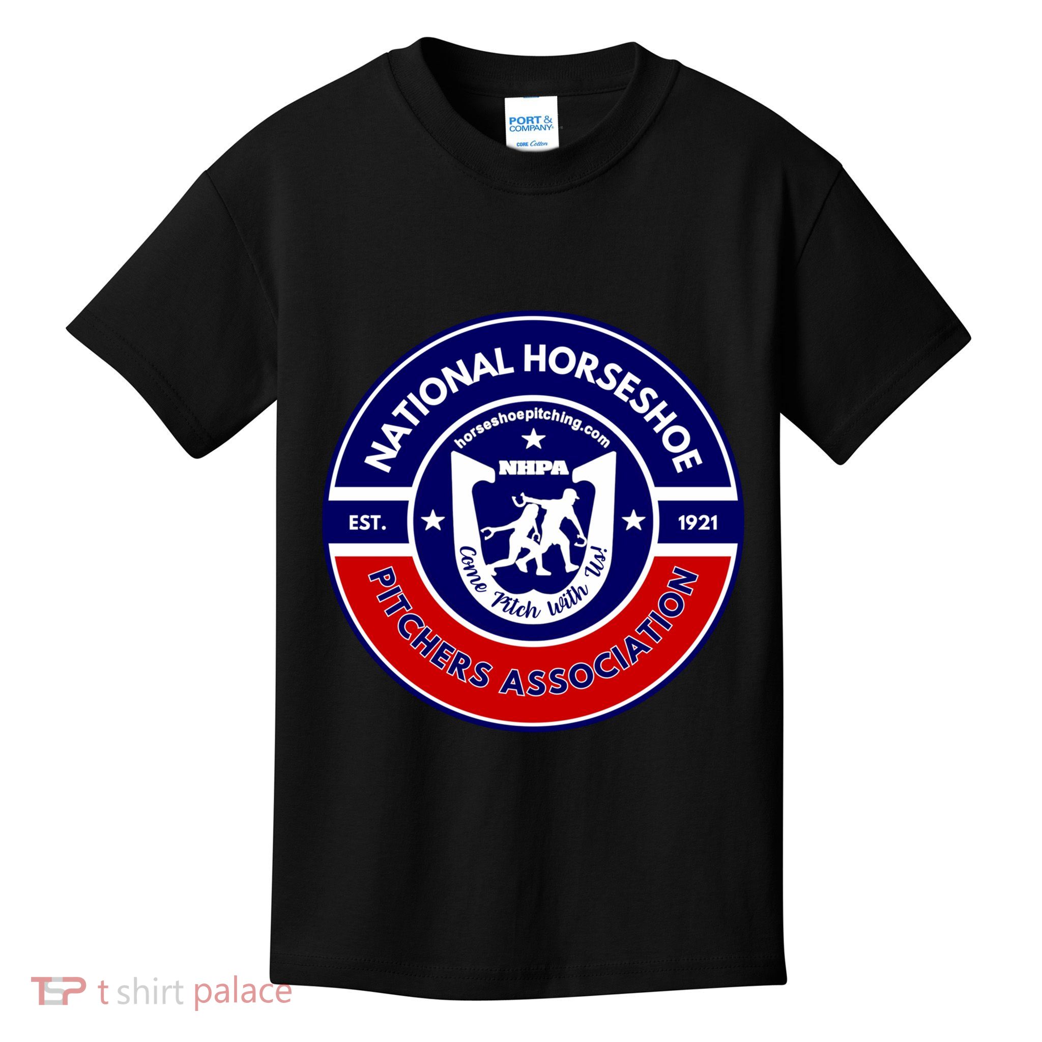 Horseshoe Pitchers Association Nhpa Alternate Logo Kids T-Shirt