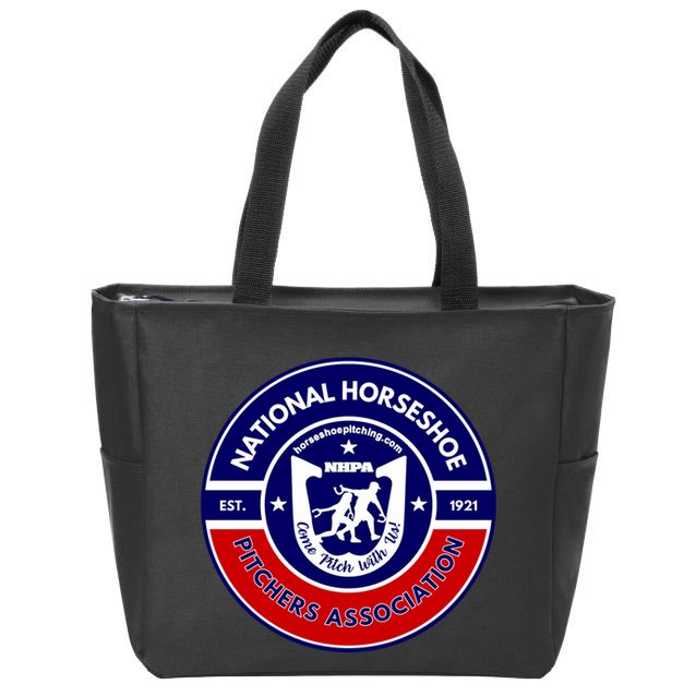 Horseshoe Pitchers Association Nhpa Alternate Logo Zip Tote Bag