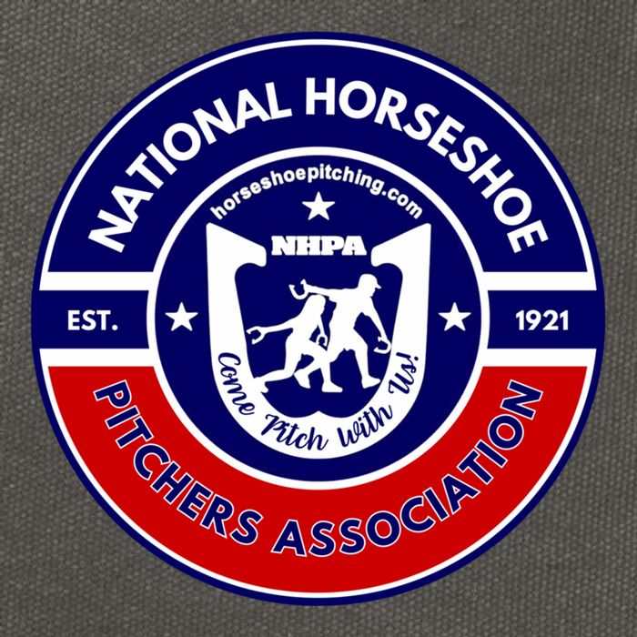 Horseshoe Pitchers Association Nhpa Alternate Logo Cotton Canvas Backpack