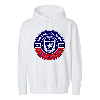 Horseshoe Pitchers Association Nhpa Alternate Logo Garment-Dyed Fleece Hoodie