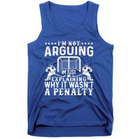 Hockey Player Arguing Gift Funny Ice Hockey Gift Tank Top