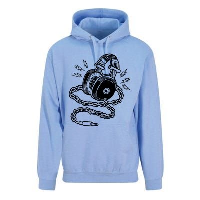 Head Phone And Chain Unisex Surf Hoodie