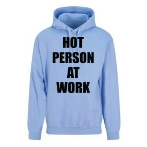 Hot Person At Work Funny Unisex Surf Hoodie