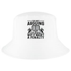 Hockey Player Arguing Gift Funny Hockey Cool Comfort Performance Bucket Hat