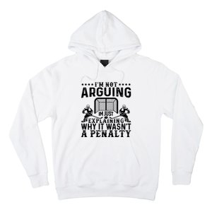 Hockey Player Arguing Gift Funny Hockey Hoodie