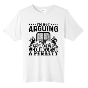 Hockey Player Arguing Gift Funny Hockey Tall Fusion ChromaSoft Performance T-Shirt