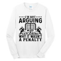 Hockey Player Arguing Gift Funny Hockey Tall Long Sleeve T-Shirt