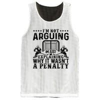 Hockey Player Arguing Gift Funny Hockey Mesh Reversible Basketball Jersey Tank