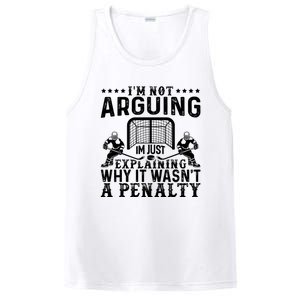 Hockey Player Arguing Gift Funny Hockey PosiCharge Competitor Tank