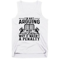 Hockey Player Arguing Gift Funny Hockey Tank Top