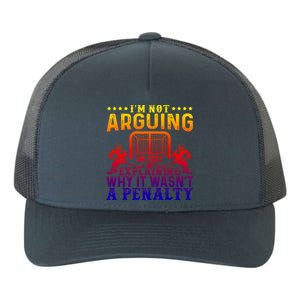 Hockey Player Arguing Gift Funny Ice Hockey Cool Gift Yupoong Adult 5-Panel Trucker Hat