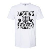 Hockey Player Arguing Gift Funny Hockey Softstyle CVC T-Shirt