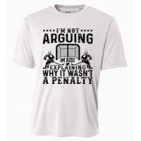 Hockey Player Arguing Gift Funny Hockey Cooling Performance Crew T-Shirt