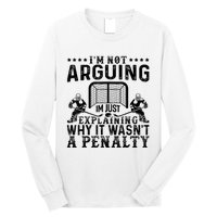 Hockey Player Arguing Gift Funny Hockey Long Sleeve Shirt