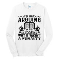 Hockey Player Arguing Gift Funny Hockey Tall Long Sleeve T-Shirt