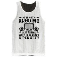 Hockey Player Arguing Gift Funny Hockey Mesh Reversible Basketball Jersey Tank