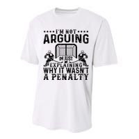 Hockey Player Arguing Gift Funny Hockey Performance Sprint T-Shirt