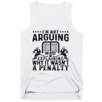 Hockey Player Arguing Gift Funny Hockey Tank Top