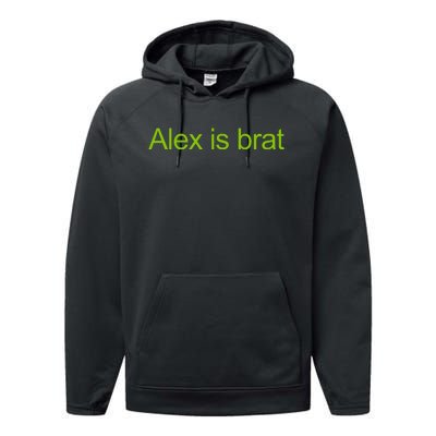 Hattie Piastri Alex Is Brat Performance Fleece Hoodie