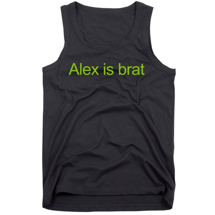 Hattie Piastri Alex Is Brat Tank Top