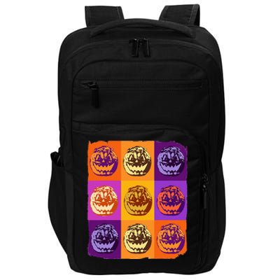 Halloween Pop Art Pumpkin Lover Impact Tech Backpack