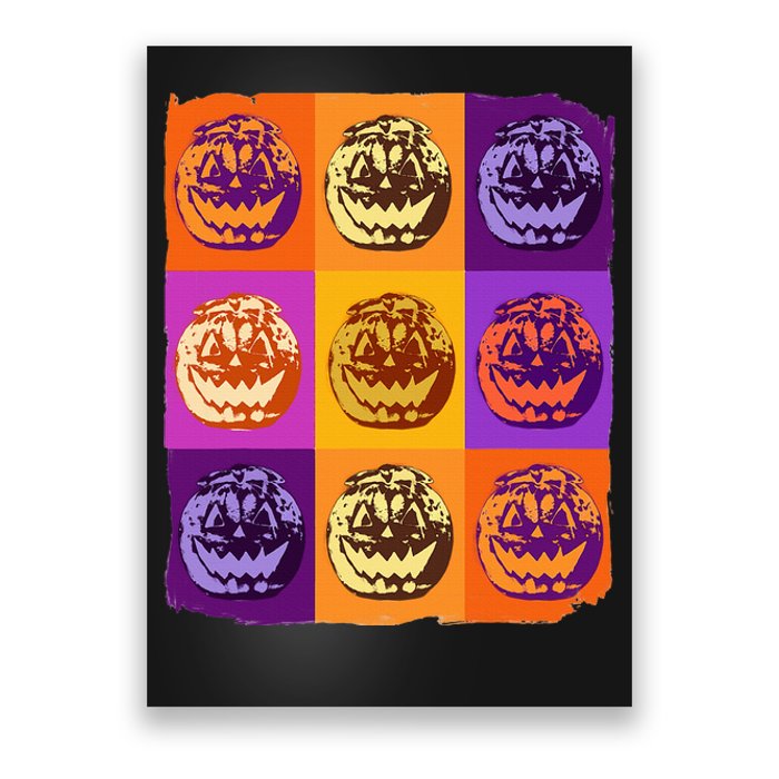 Halloween Pop Art Pumpkin Lover Poster