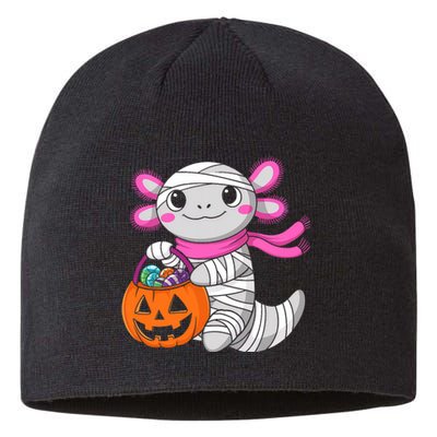 Halloween Pumpkin Axolotl Mummy Sustainable Beanie