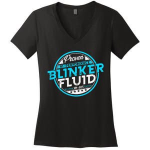 High Performance Blinker Fluid Carguy Funny Blinker Fluid Women's V-Neck T-Shirt