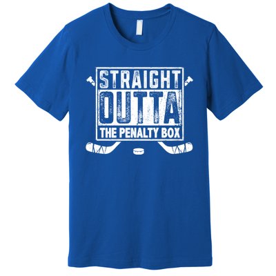 Hockey Penalty Box Ice Hockey Player Or Coach Funny Gift Great Gift Premium T-Shirt