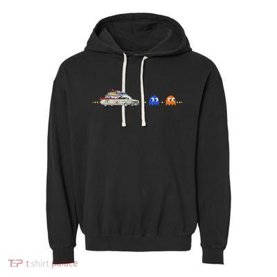Halloween Pac Busters Game Garment-Dyed Fleece Hoodie