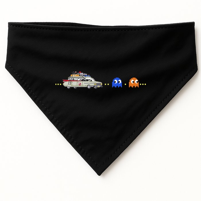 Halloween Pac Busters Game USA-Made Doggie Bandana