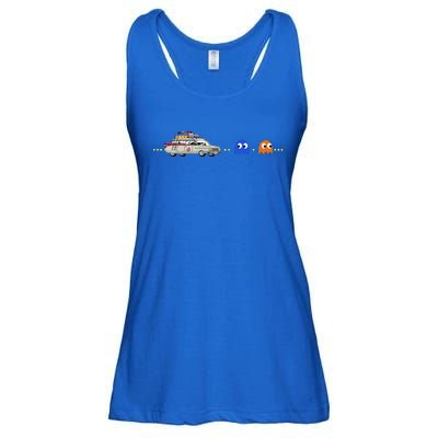 Halloween Pac Busters Game Ladies Essential Flowy Tank