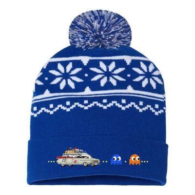 Halloween Pac Busters Game USA-Made Snowflake Beanie