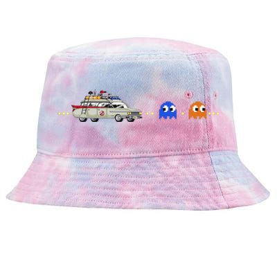 Halloween Pac Busters Game Tie-Dyed Bucket Hat