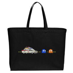 Halloween Pac Busters Game Cotton Canvas Jumbo Tote