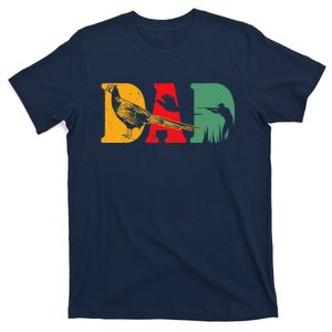 Hunting Pheasant Bird DAD Retro Art Hunter T-Shirt