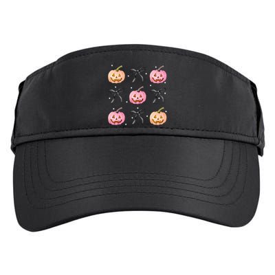 Halloween Pumpkin Black Bows Cute Adult Drive Performance Visor