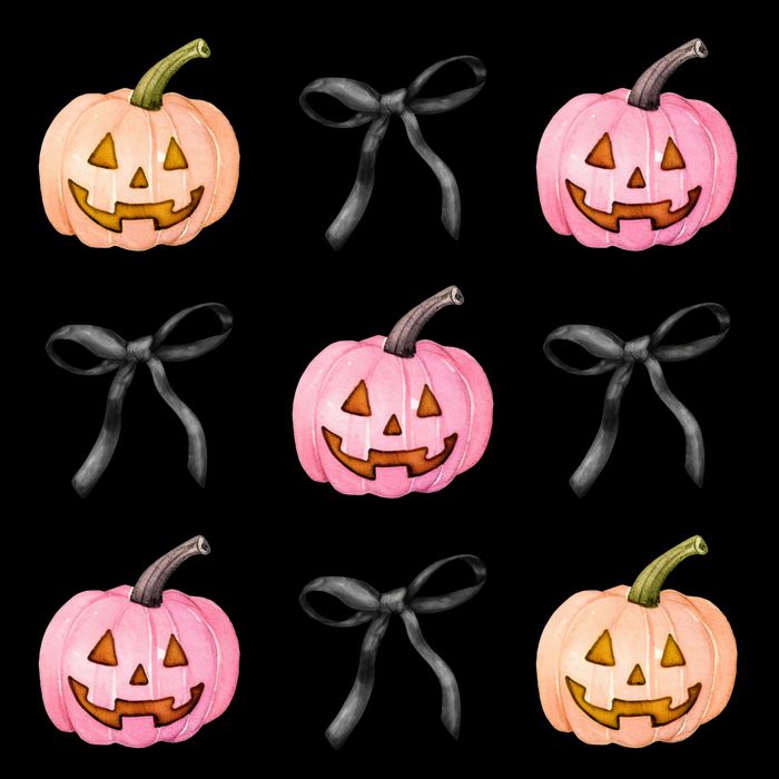 Halloween Pumpkin Black Bows Cute Mug