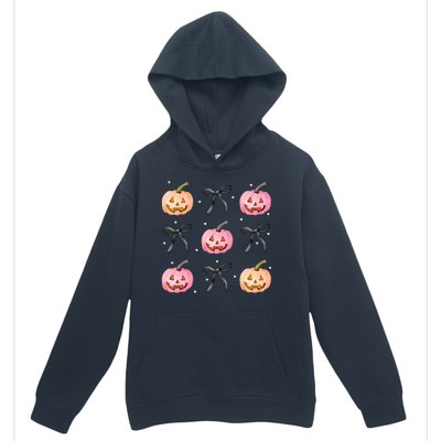 Halloween Pumpkin Black Bows Cute Urban Pullover Hoodie