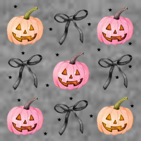 Halloween Pumpkin Black Bows Cute Doggie Tank