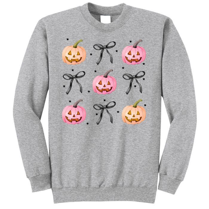 Halloween Pumpkin Black Bows Cute Sweatshirt