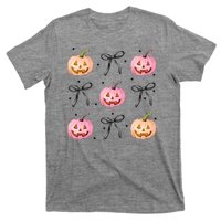 Halloween Pumpkin Black Bows Cute T-Shirt