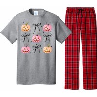 Halloween Pumpkin Black Bows Cute Pajama Set