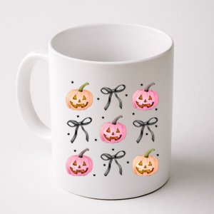 Halloween Pumpkin Black Bows Cute Coffee Mug