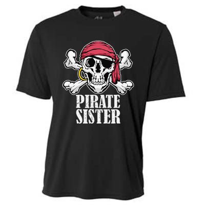 Hosting Pirate Birthday Jolly Roger Party Pirate Sister Cooling Performance Crew T-Shirt