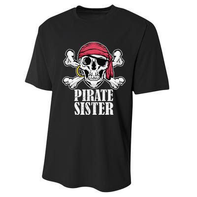 Hosting Pirate Birthday Jolly Roger Party Pirate Sister Performance Sprint T-Shirt