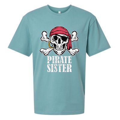 Hosting Pirate Birthday Jolly Roger Party Pirate Sister Sueded Cloud Jersey T-Shirt