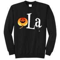 Halloween Pumpkin Comma La Funny Kamala Harris Gift Sweatshirt