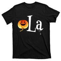 Halloween Pumpkin Comma La Funny Kamala Harris Gift T-Shirt