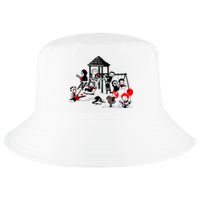 Horror Playground Children In Scary Movie Character Costumes Cool Comfort Performance Bucket Hat